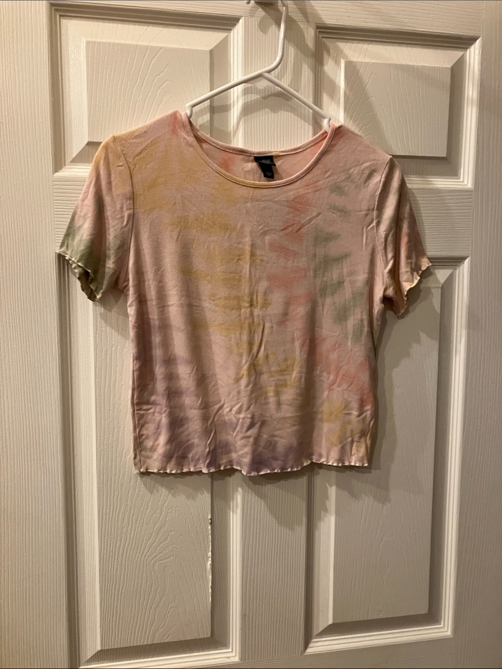 wild fable Pastel Tie-Dye Short Sleeve Tee in Pink and Yellow